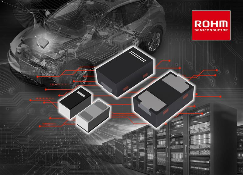 ROHM推出支持10Gbps以上高速I/F的ESD保护二极管